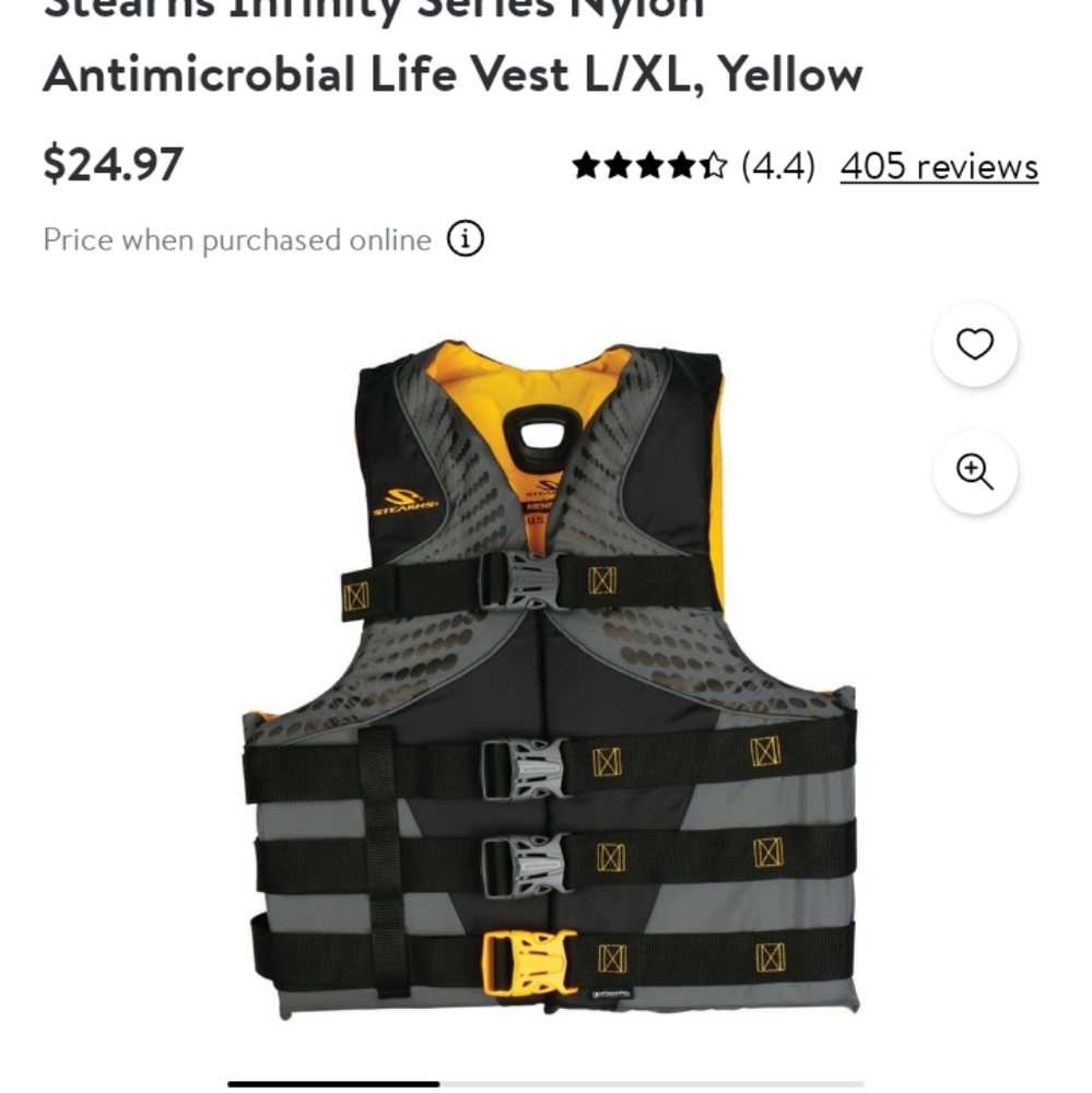 Water sports life jacket